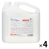 【アスクル限定】77％アルコール除菌剤 詰め替え 5L 1セット（1個×4） アスクル オリジナル