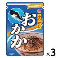 ニチフリ食品 おかかふりかけ 大袋 チャック付 30g 1セット（1個×3）