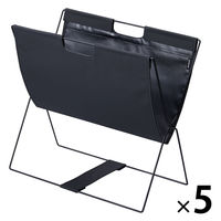 荷物入れ】メッシュバスケット大 ブラック 1個 ストリックス