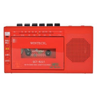 WINTECH モノラルラジカセ SCT-R227RZ 1台（直送品） - アスクル