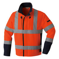 Asahicho 高視認ブルゾン E787 旭蝶繊維 蛍光オレンジ Mサイズ 1枚（直送品）