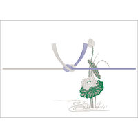 ササガワ OA対応のし紙(熨斗紙) A5判 蓮 京 2-229 1冊(100枚)