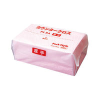 パックスタイル PSカウンタ-クロス 厚 桃 レギュラー 00520390 1袋(60枚)
