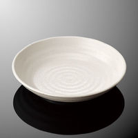 国際化工 たくみ庵 23cm丸深皿 黒 D258 B （直送品） - アスクル