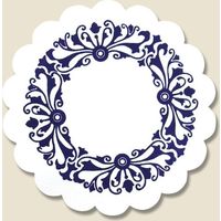 シモジマ コースター 花紺85 ※7 004520140 1束(200枚)