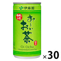 伊藤園 おーいお茶 190g 1箱（30缶入） 小容量 お茶 【接客】【来客】【会議】（わけあり品）