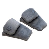 トップランド 洗えるフットウォーマー コードレス 充電式 グレー SW-FW10GR 1個