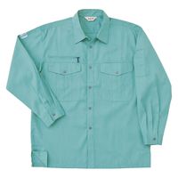 日新被服 長袖シャツ E5514-16-S ナイルグリン 1着（直送品）