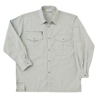 日新被服 長袖シャツ E5514-40-4L シルバー 1着（直送品）
