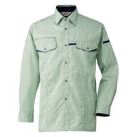 日新被服 長袖シャツ E5518-01-M アースグリン 1着（直送品）