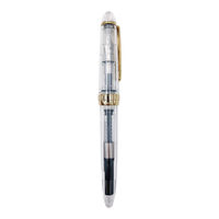日本出版販売 FO1 万年筆 シルバースケルトン FO641034 1セット