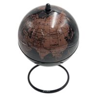 日本出版 GR 地球儀 ブラック×ブラウン GR643328 1セット(2個)（直送品）