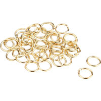 日本紐釦貿易 丸カン 約45個入 φ10mm 太さ1.2mm ゴールド A12-411 1袋約45個入(5袋、合計約（直送品）