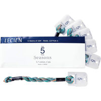 LECIEN COSMO(コスモ) 手芸家 洋輔さんとコラボ グラデーション Seasons5番刺しゅう糸 6本入1箱 カラーNo.202（直送品）