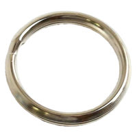 日本紐釦貿易 押二重リング 外径30mm/内径25mm 30個入 ニッケル S26-13 1袋30個入(2袋、合計60（直送品）