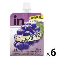 森永製菓 inゼリー フルーツ食感<巨峰> 73364 6個