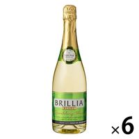 サントネージュ ブリリア スパークリングワイン 白 やや甘口 720ml 1セット（1本×6）