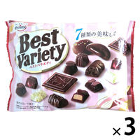 チョコレート 個包装 お配り菓子 ベストバラエティ 110g 1セット（1個×3）
