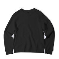 カンダ サーマル長袖トレーナー リブ付 LL ブラック 4571200362442 1個（直送品）