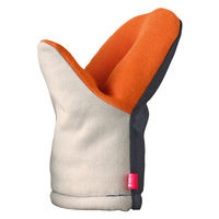 オークス グッとつかめる耐熱ミトン 2個組 ベージュ・ネイビー LS1564 500186 1袋(2個組)（直送品）