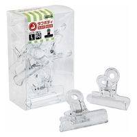 サンケーキコム プラカラー目玉クリップ 大 透明 PMDV-1T 1箱(7個入)