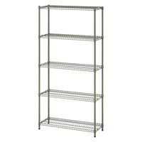 アイリスオーヤマ カラースチールシェルフ ラック大 カーキ SEC-800 1台（直送品）