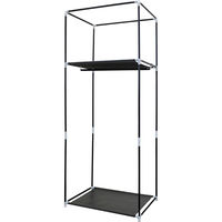 トレードワン シンプルハンガーラックカバー付き BK 30748 1個（直送品）