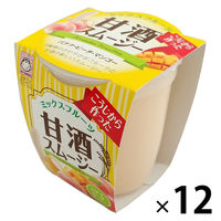 ヤマク食品 甘酒 ノンアルコール 甘酒スムージー ミックスフルーツ 180g 1ケース（12個）