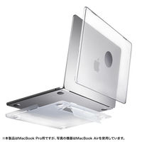 サンワサプライ MacBook Pro用ハードカバー(スタンド付き) IN-CMACP1401CL 1個