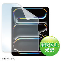 サンワサプライ Apple iPad Pro 13インチ M4用液晶保護指紋防止光沢フィルム LCD-IPAD244KFP 1枚