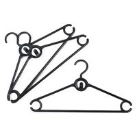 サワフジ スイングハンガー M 3本組 ブラック●1セット(3本組×10) 4970161014375 1セット(3本組×10)（直送品）