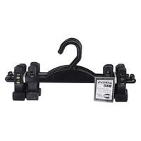 サワフジ デイズ ボトムハンガー ブラック 4970161076557 1セット(1個(5本)×5)