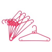 サワフジ クイックハンガー M 5本組 バイオレットピンク 4970161705112 1セット(1組(5本)×6)