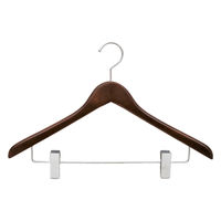 鎖の付いた反った木のハンガー アンティーク hanger / アンティーク木製ハンガー | cocon