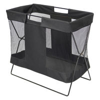 サワフジ メッシュバスケット大 ブラック●1セット(1個×2) 4973306394851 1セット(1個×2)（直送品）