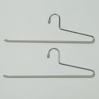サワフジ アニマーレ すべらないスラックスハンガー シルバー 4973306594978 1セット(1個(2本)×5)