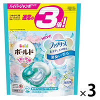 ボールド ジェルボール4D フレッシュフラワーサボン 詰め替え ハイパージャンボ 1セット（33粒入×3個）洗濯洗剤 P＆G【旧品】