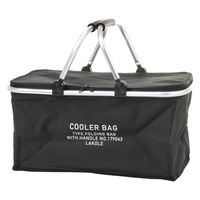 折り畳み保冷バスケット ブラック LAKOLE/ラコレ