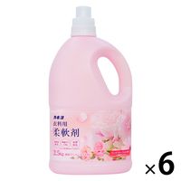 カネヨ石鹸 衣料用柔軟剤 ピンクフローラルの香り 2.5kg 1箱（6個入）