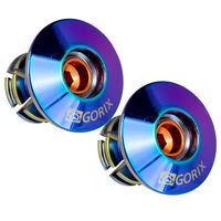 GORIX GX-ZZCAP 虹色金属感CNCバーエンドキャップ 42851 1セット