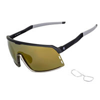 GORIX GS-POLA919 REVO偏光サングラス 黒フレームxグレーレンズ