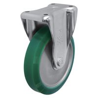 シシクSISIKUアドクライス スタンダードプレスキャスター ウレタン車輪 固定 200径 UWK-200 1個