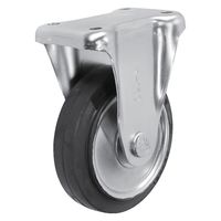 【アウトレット】シシクSISIKUアドクライス スタンダードプレスキャスター ゴム車輪 固定 150径 WK-150 1個