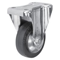 シシクSISIKUアドクライス スタンダードプレスキャスター ゴム車輪 固定 100径 WK-100 1個