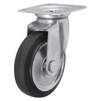 【アウトレット】シシクSISIKUアドクライス スタンダードプレスキャスター ゴム車輪 自在 150径 WJ-150 1個