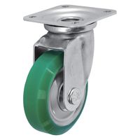 シシクSISIKUアドクライス スタンダードプレスキャスター ウレタン車輪 自在 130径 UWJ-130 1個