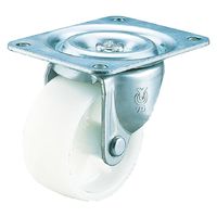 【アウトレット】ユーエイ プレート式 自在 キャスター ナイロン 車輪径75mm Mタイプ MG型 MG-75N 1個