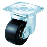 ユーエイ プレート式 自在 低床キャスター Hタイプ HSG