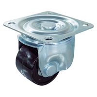 【アウトレット】ユーエイ プレート式 自在 低床キャスター フェノール 車輪径50mm Hタイプ CAL-UHG-50PB 1個