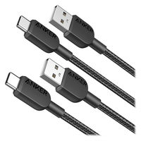 Anker 310 高耐久ナイロン USB-C&USB-A ケーブル 2本セット